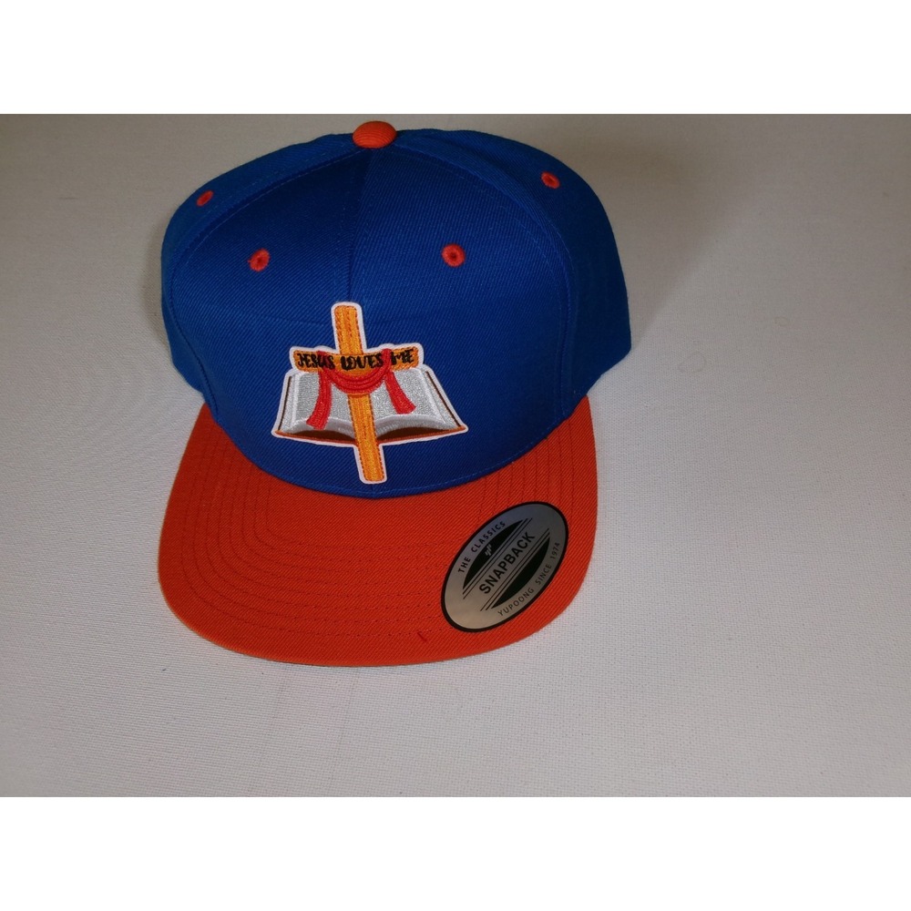 JESUS CHRIST BIBLE GOD CROSS SNAPBACK BEACH GOLF Y2K 00S HAT CAP VINTAGE R3